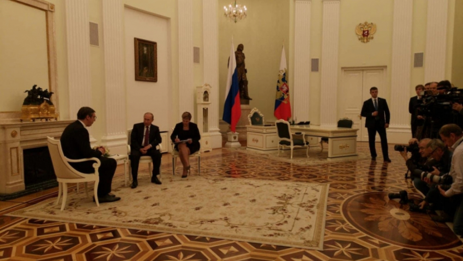 Aleksandar Vučić i Vladimir Putin