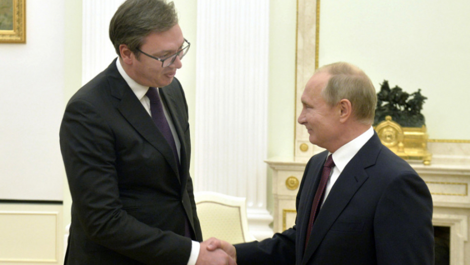 Aleksandar Vučić i Vladimir Putin