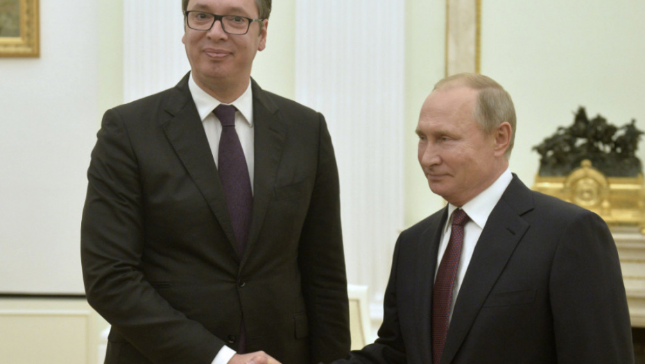 Aleksandar Vučić i Vladimir Putin