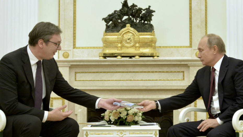 Aleksandar Vučić i Vladimir Putin