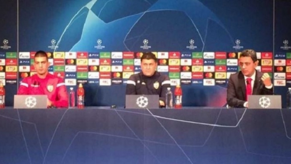 Vladan Milojević i Vujadin Savić na pres konferenciji