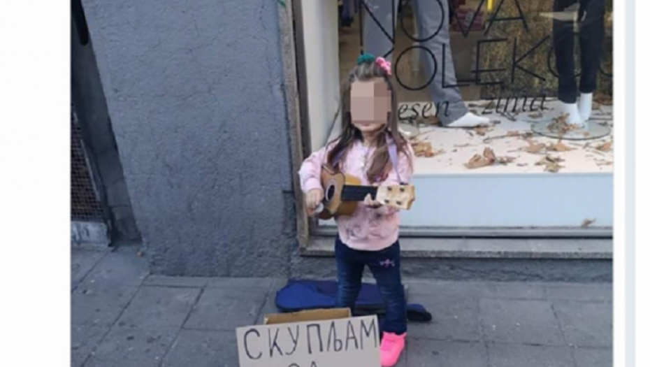 Dete prosi u Knez Mihailovoj 