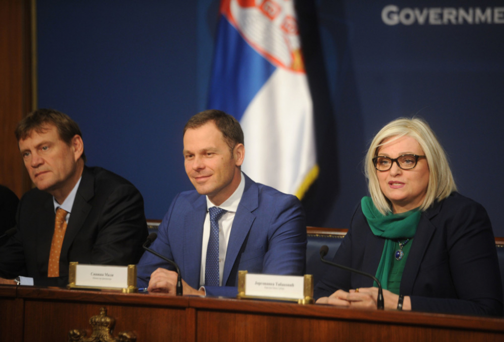 Siniša Mali, Jorgovanka Tabaković i predstavnici MMF
