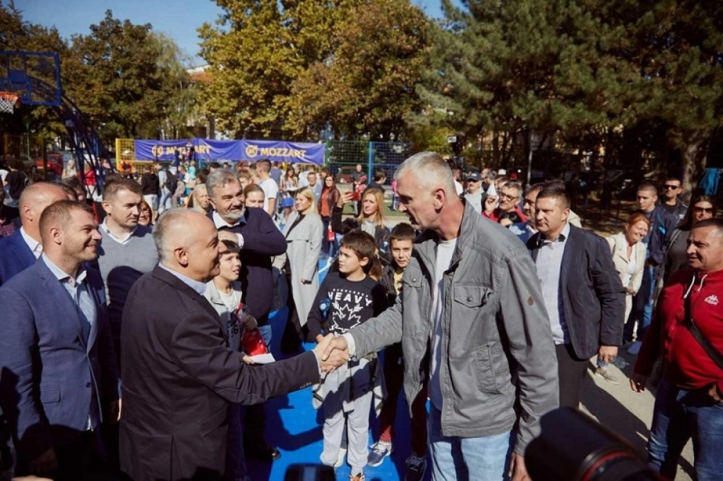 Žarko Paspalj sa gradonačelnikom dr Zoranom Radojičićem