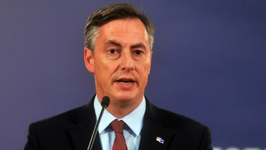 Dejvid Mekalister i Aleksandar Vučić,