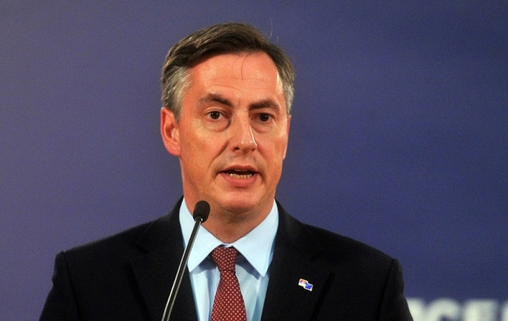 Dejvid Mekalister i Aleksandar Vučić,