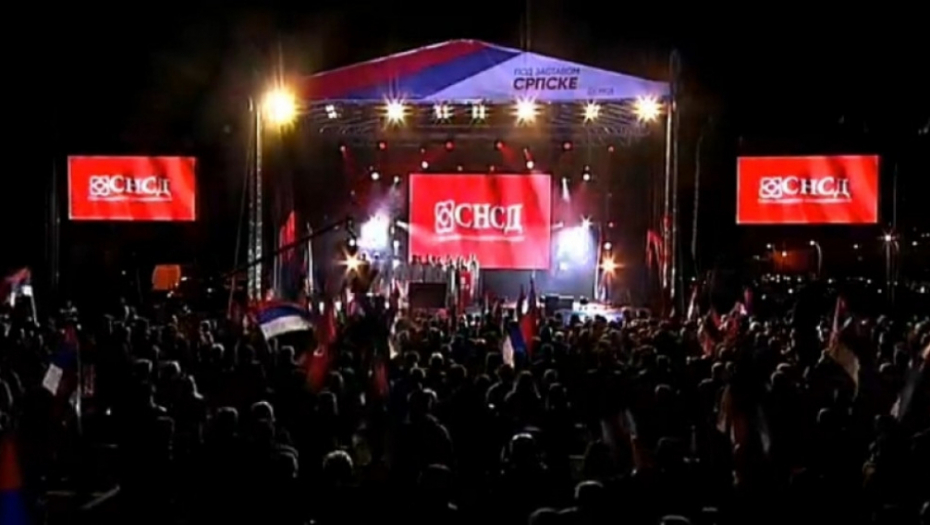 Miting Milorada Dodika u Banjaluci