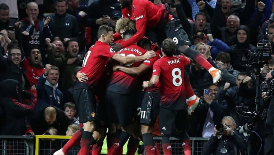 Slavlje igrača Mančester Junajteda