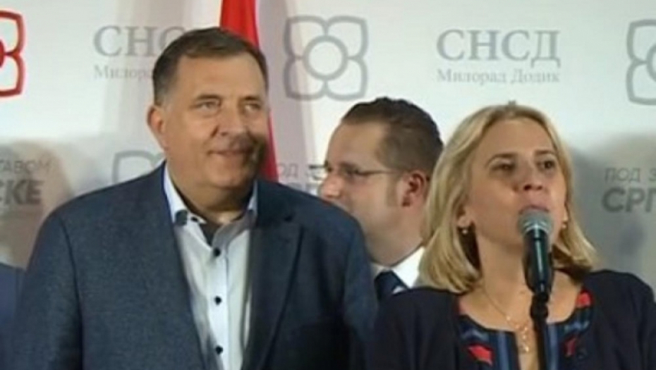 Željka Cvijanović i Milorad Dodik