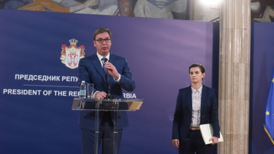 Aleksandar Vučić i Ana Brnabić