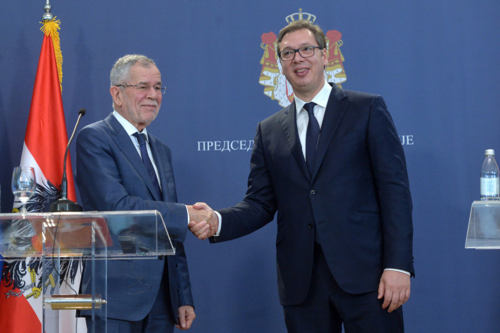 Aleksandar Vučić i Aleksander van der Belen