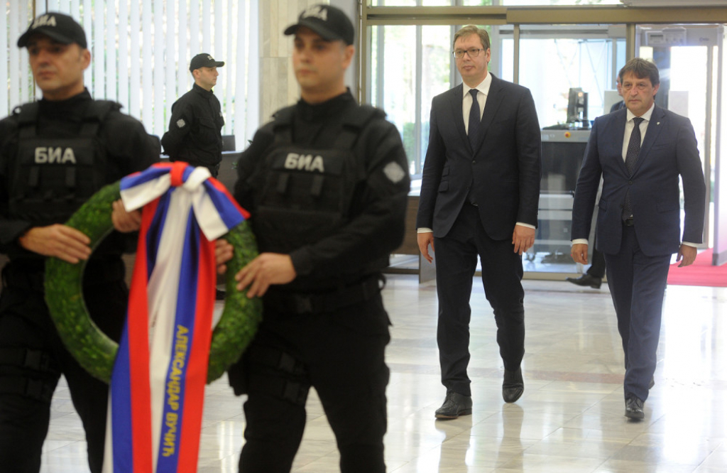 Aleksandar Vučić, Bratislav Ga&scaron;ić, BIA