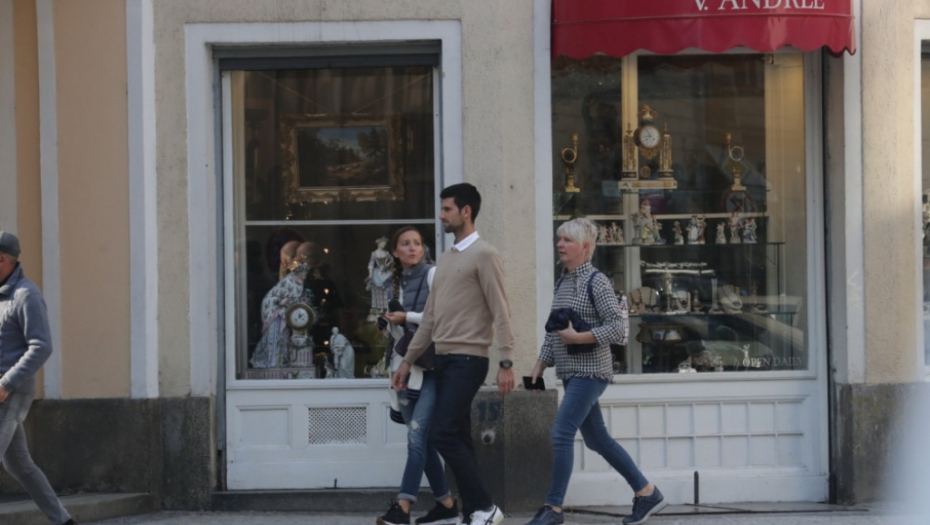 Novak i Jelena Đoković u Pragu