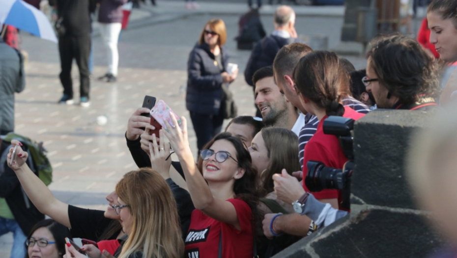 Novak i Jelena Đoković u Pragu