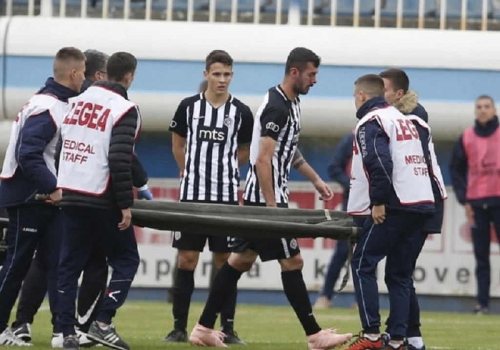 Fudbaler Partizana &Scaron;ćekić