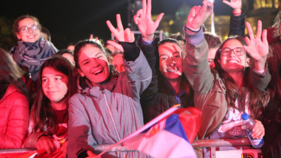 Odbojkašice Srbije, doček