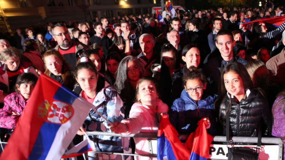 Odbojkašice Srbije, doček