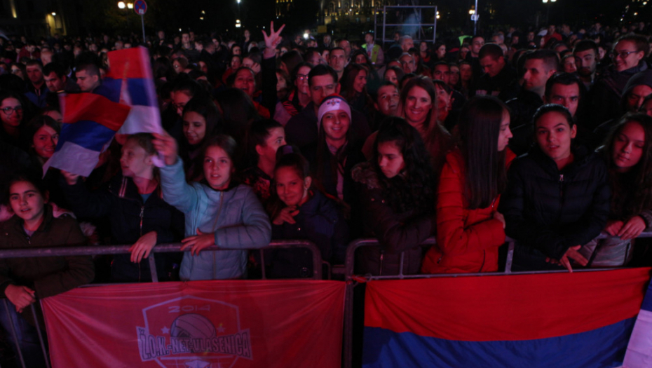 Odbojkašice Srbije, doček