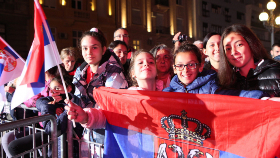 Odbojkašice Srbije, doček