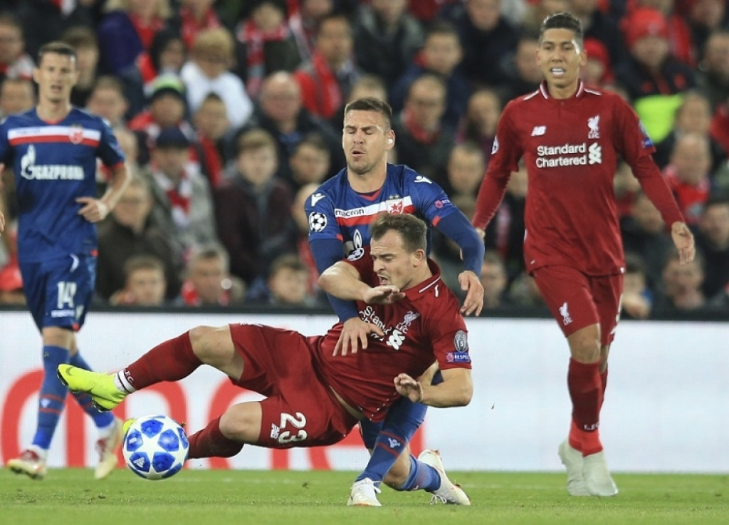 Šaćiri iz Liverpula na utakmici sa Crvenom zvezdom
