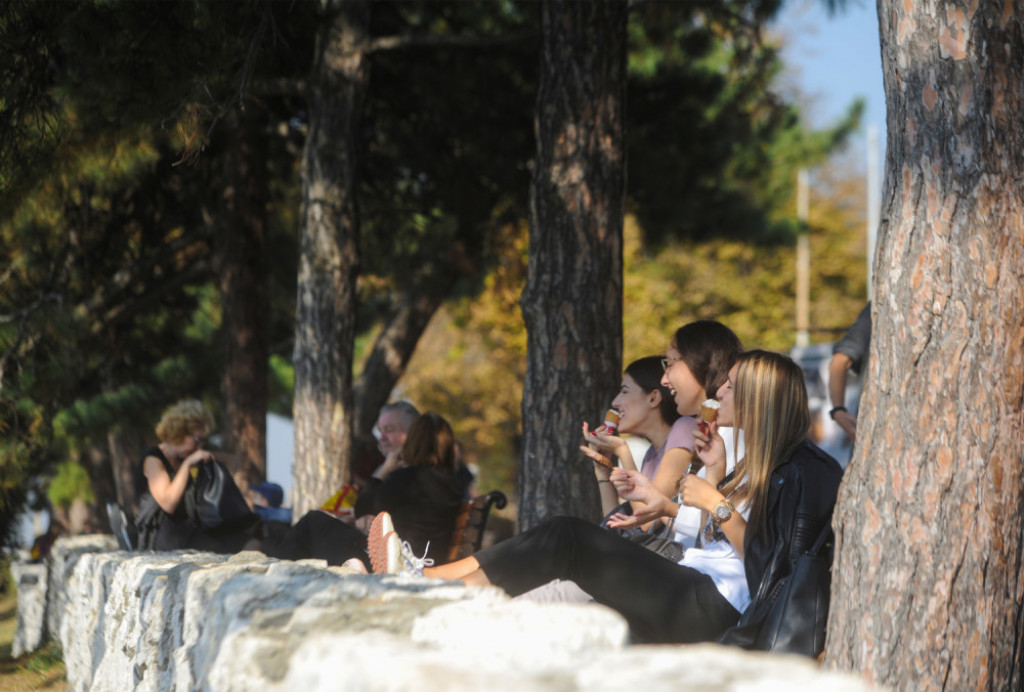 Beograd, Kalemegdan, lepo vreme, vremenska prognoza, ljudi