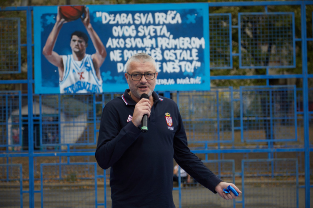Otvaranje košarkaškog terena Predrag Danilović