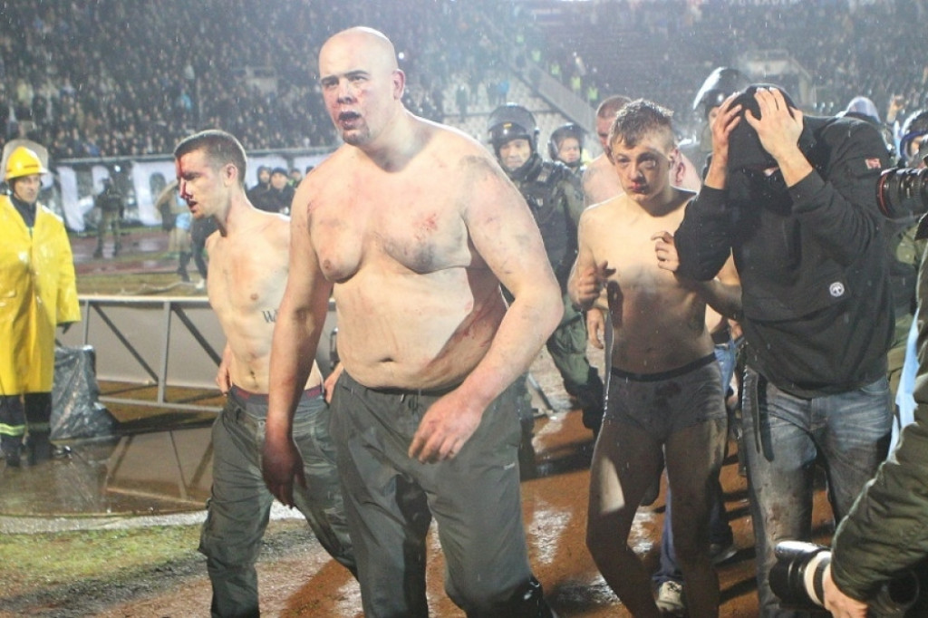 Ante Firić na derbiju u Beogradu