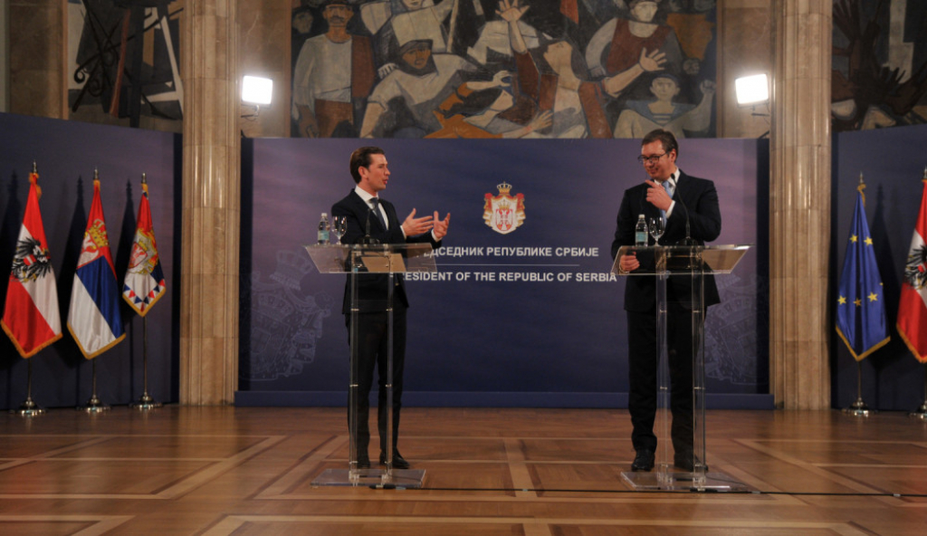 Aleksandar Vučić i Sebastijan Kurc
