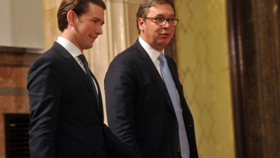 Aleksandar Vučić i Sebastijan Kurc