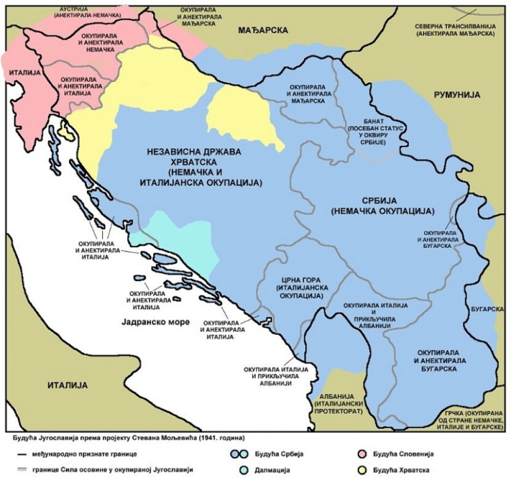 Velika Srbija u granicama Stevana Moljevića