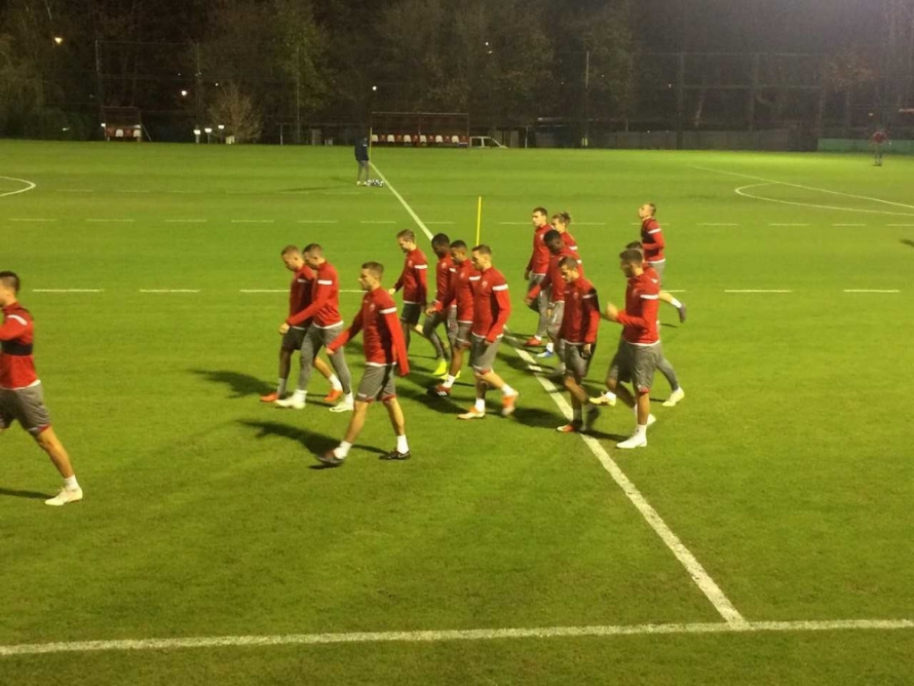 Trening Crvene zvezde pred Livepul