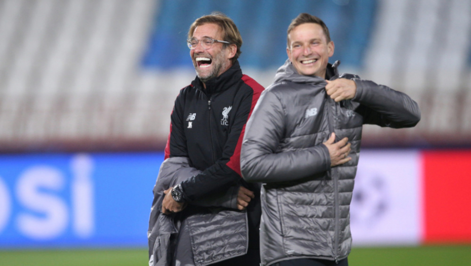 Fudbaleri Liverpula trenirali na stadionu Crvene zvezde