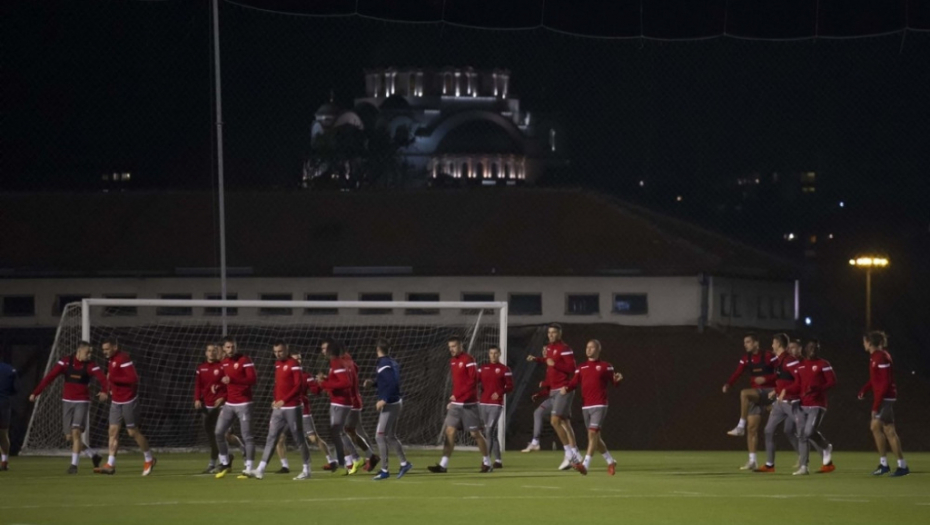 Trening Crvene zvezde pred Liverpul