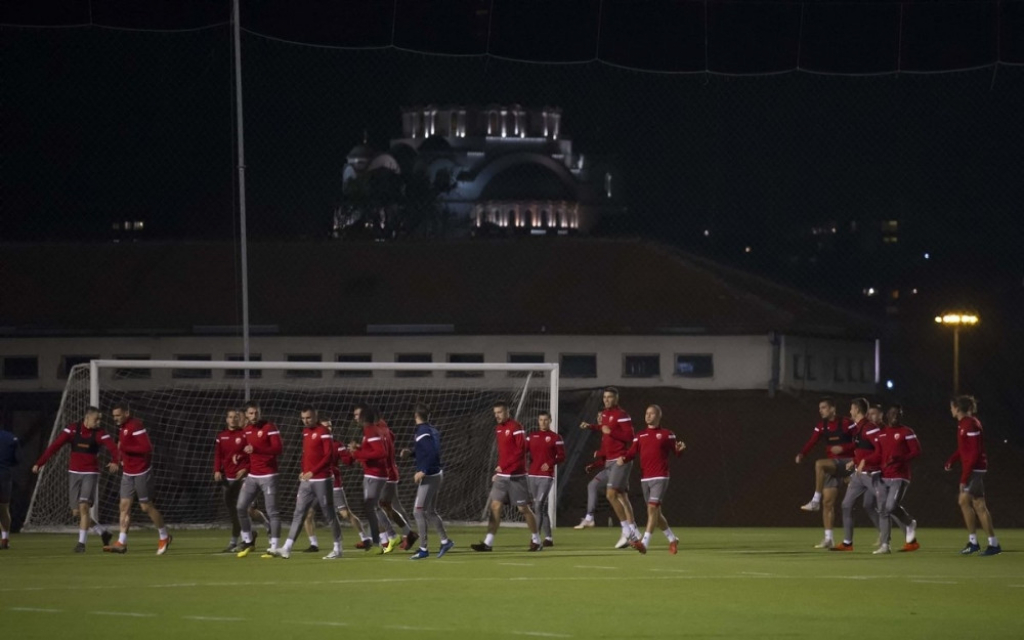 Trening Crvene zvezde pred Liverpul