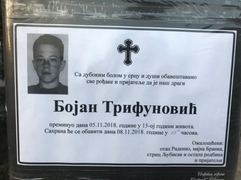 Bojan preminuo usled gušenja