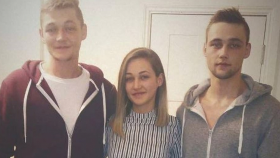 Bendžamin sa bratom i sestrom