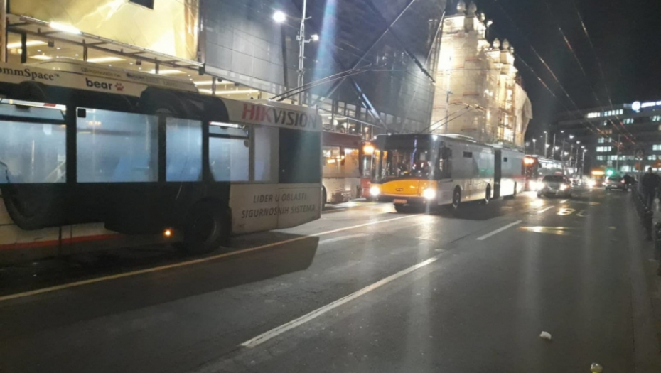 Zastoj u centru Beograda