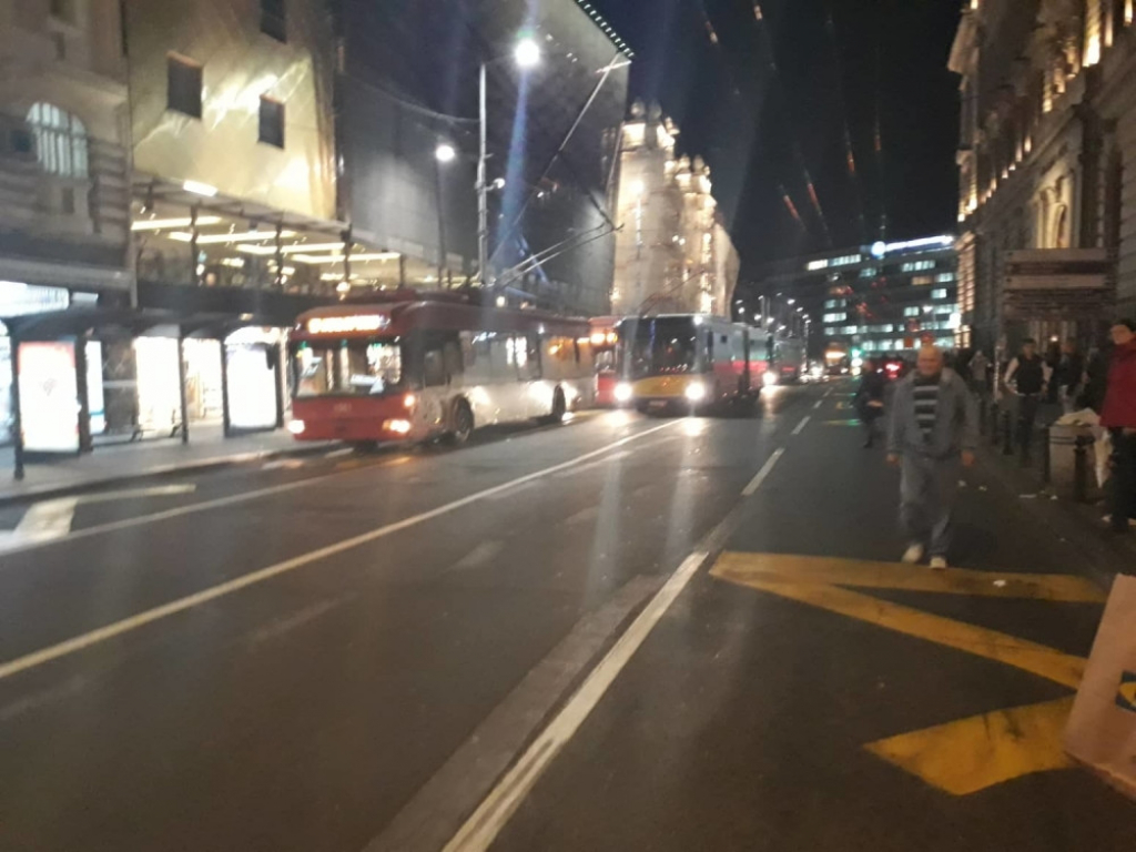 Zastoj u centru Beograda
