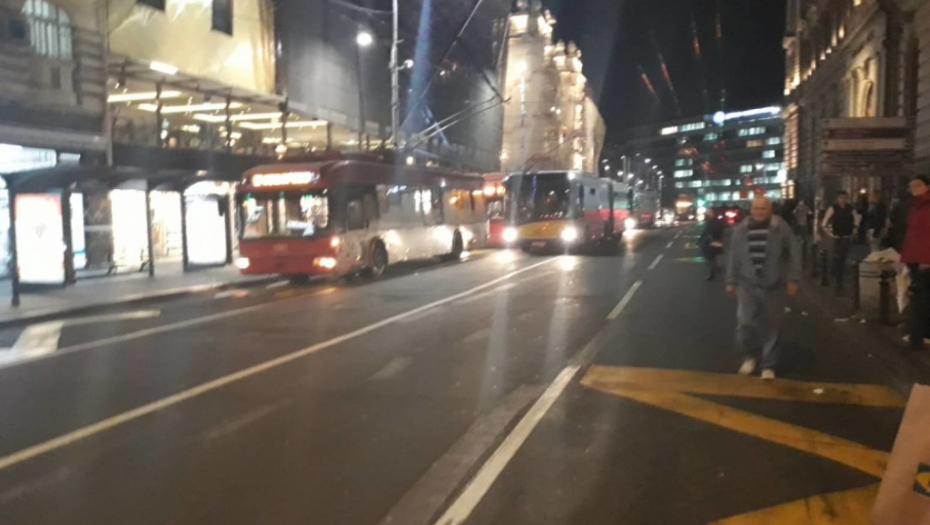 Zastoj u centru Beograda