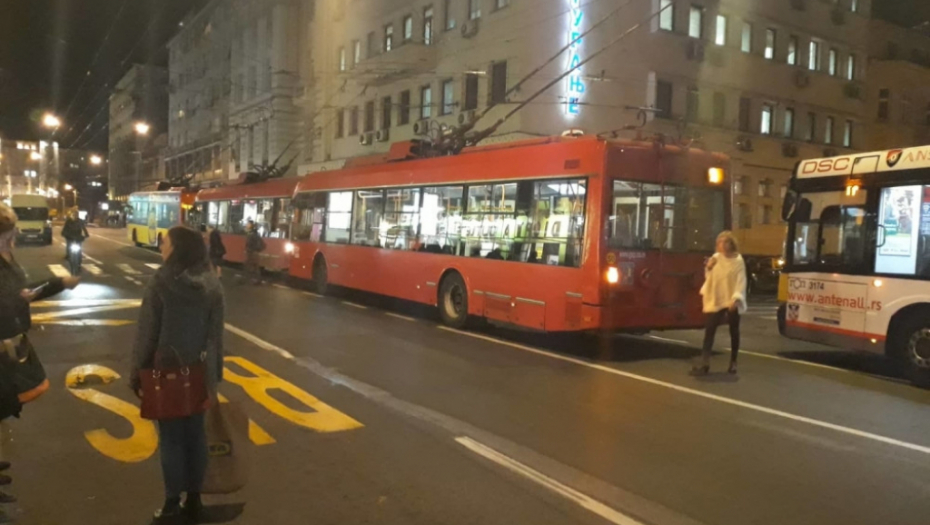 Zastoj u centru Beograda