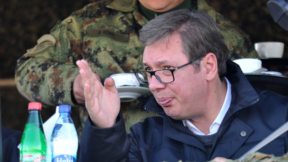 Aleksandar Vučić, Vojna vežba, Vojska Srbije
