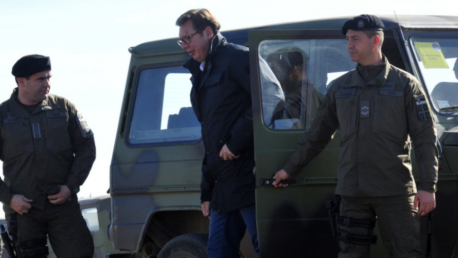 Aleksandar Vučić, Vojna vežba, Vojska Srbije