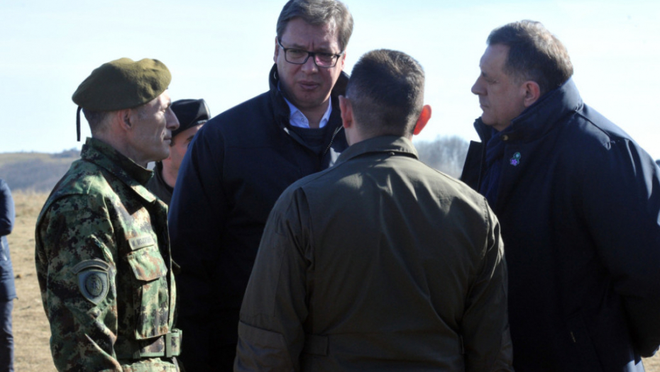 Aleksandar Vučić, Vojna vežba, Vojska Srbije