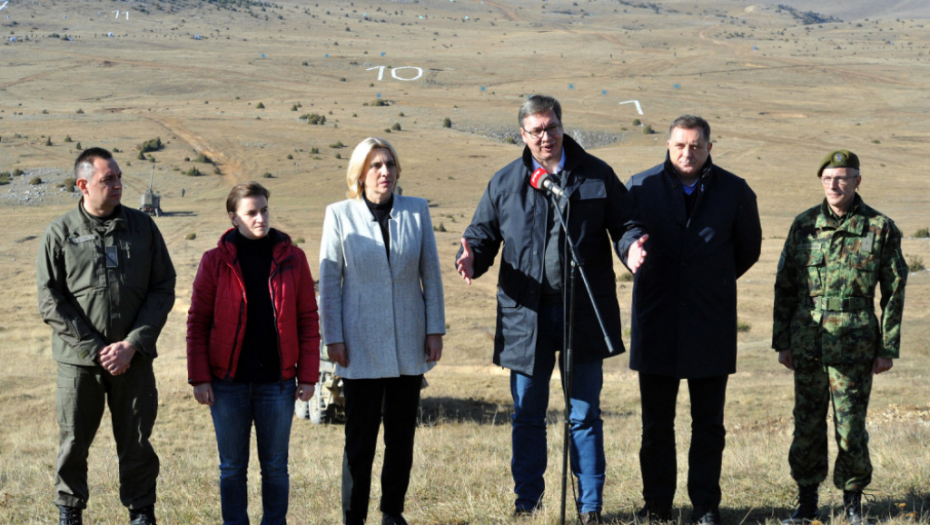 Aleksandar Vučić, Vojna vežba, Vojska Srbije