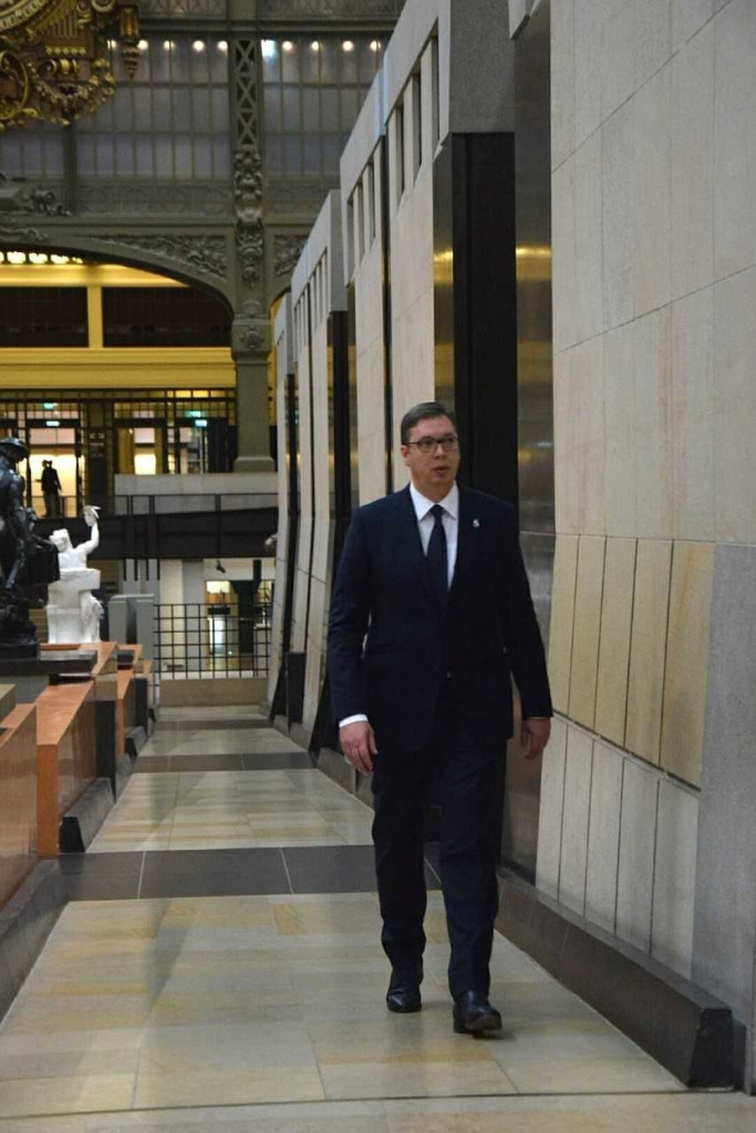 Aleksandar Vučić u Parizu