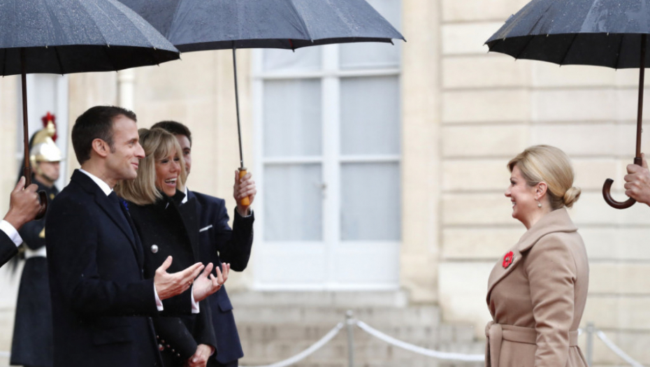 Emanuel Makron i Kolinda Grabar Kitarović