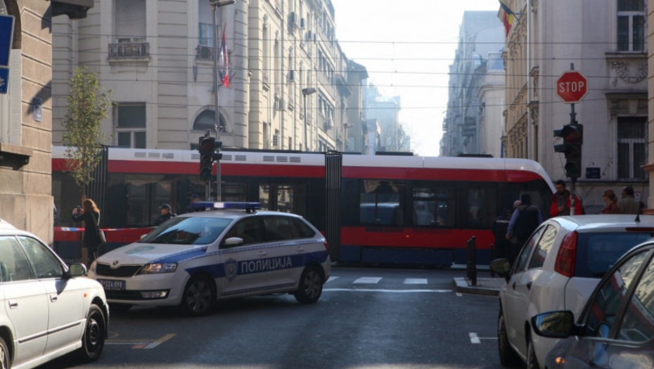 Udes u Beogradu, policija