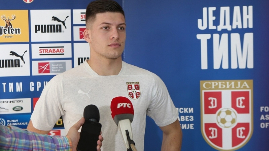 Luka Jović u sportskom centru FSS