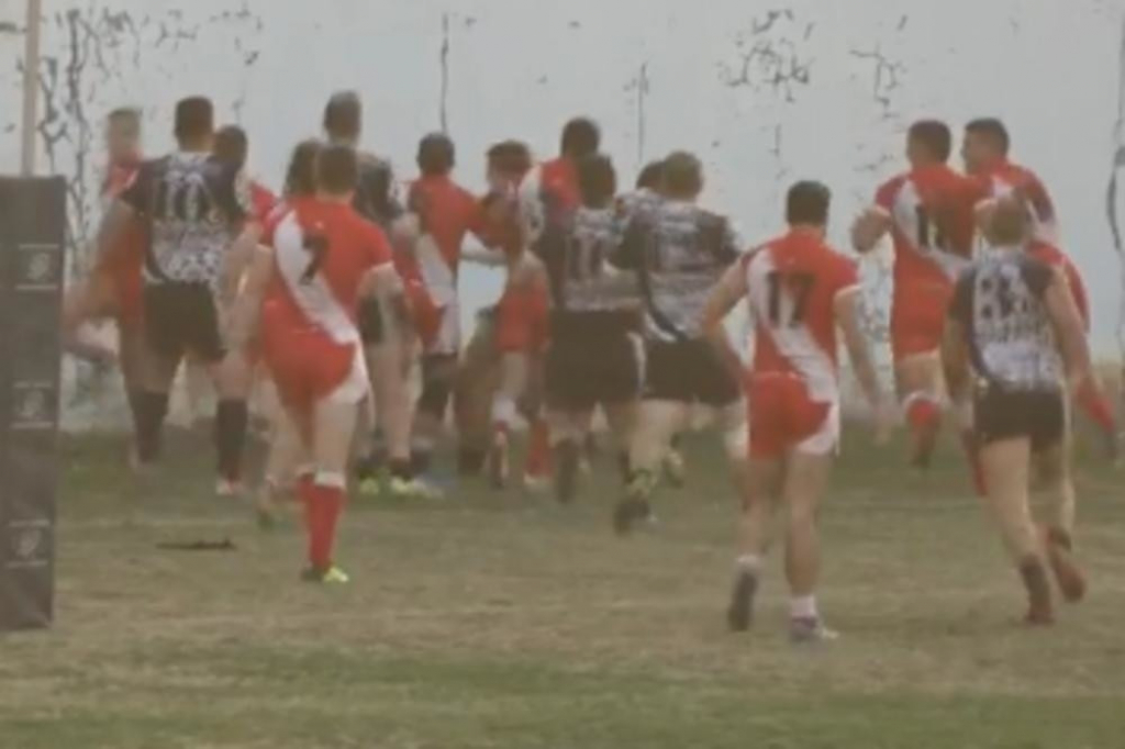 Tuča ragbista Crvene zvezde i Partizana