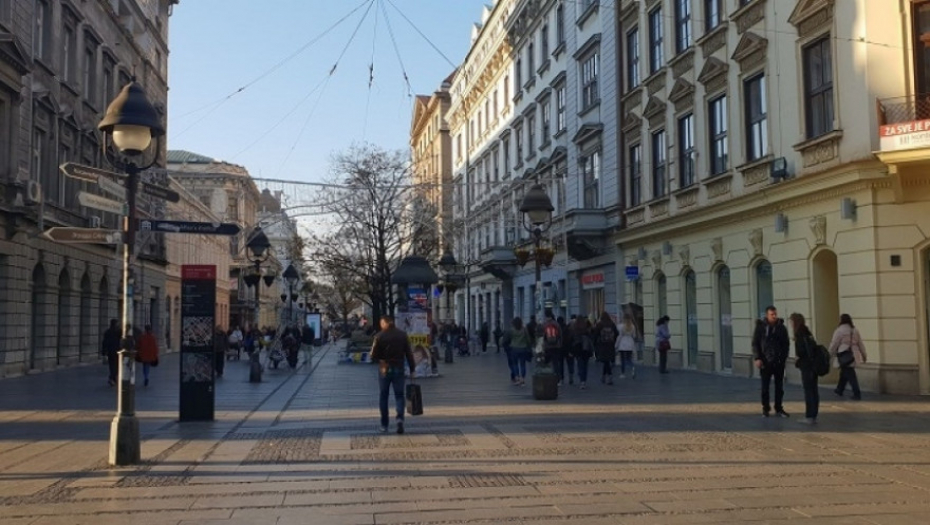 Lepo vreme, toplo, sunčano, Knez Mihailova, Beograd